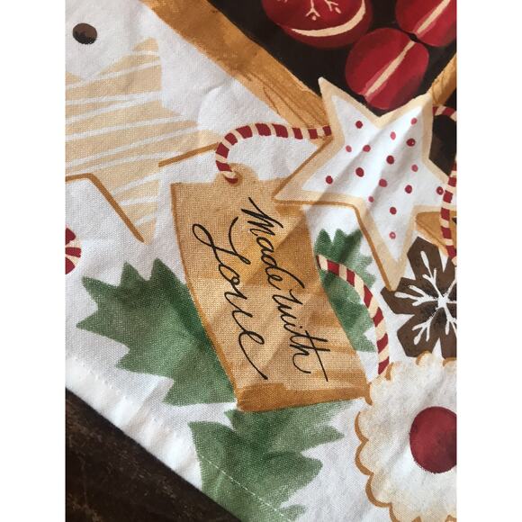 Stonewall Kitchen ”Cookie Swap” Tea Towel Excellent! Christmas Baking 18”x 28” - Picture 2 of 9